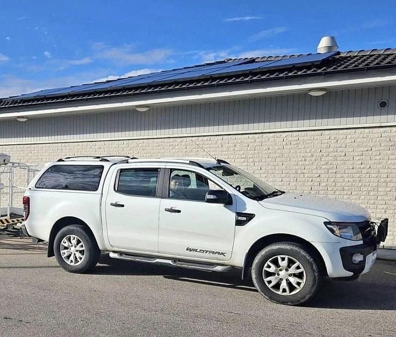 Vit Begagnad 2015 Ford Ranger Wildtrack Pickup | 110 000 kr (Marknadspris) - Bild 1/1