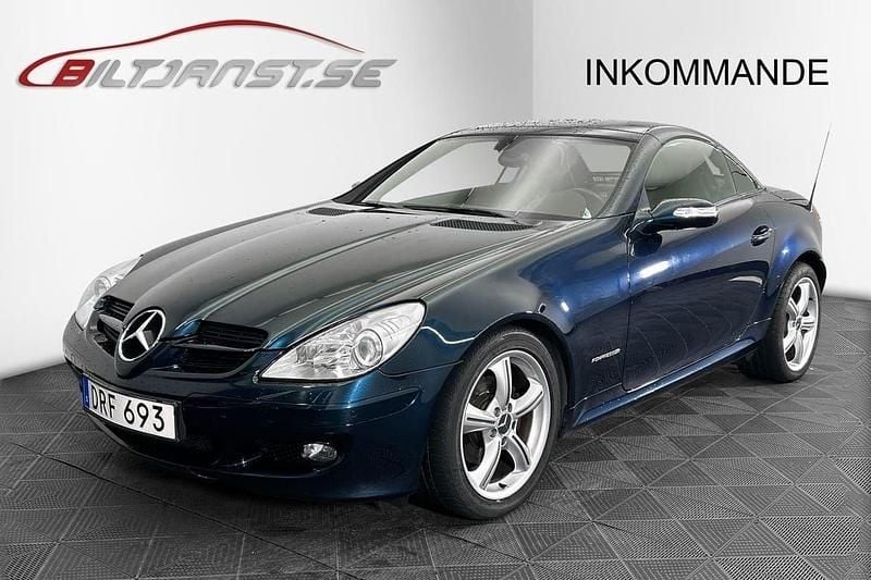 Blå Begagnad 2005 Mercedes SLK200 Cab | 119 900 kr (Lite dyr) - Bild 1/4