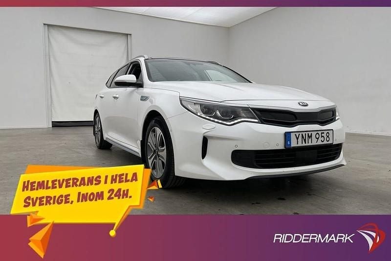 Vit Begagnad 2018 Kia Optima Advance Kombi | 189 800 kr - Bild 1/3