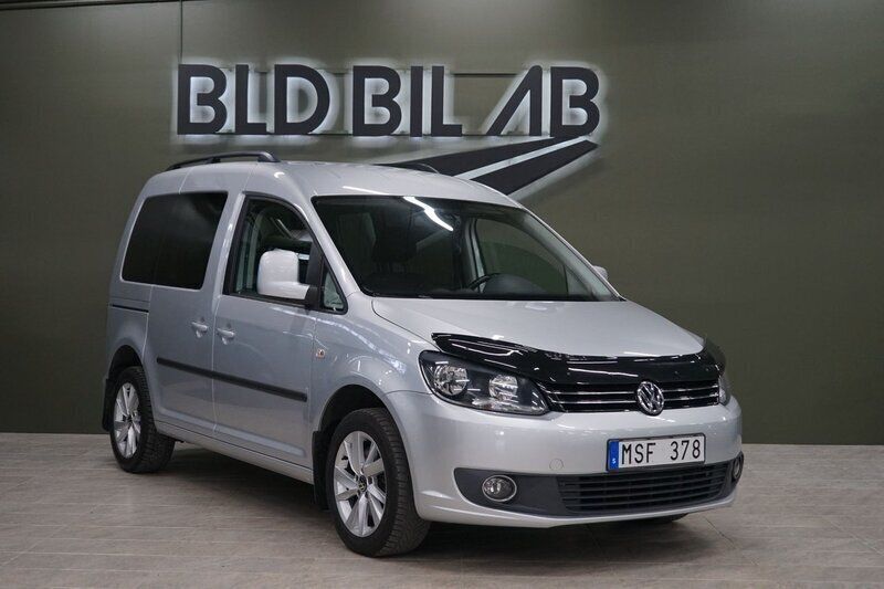 Silver Begagnad 2012 VW Caddy Minibuss | 99 900 kr (Dyr) - Bild 1/4