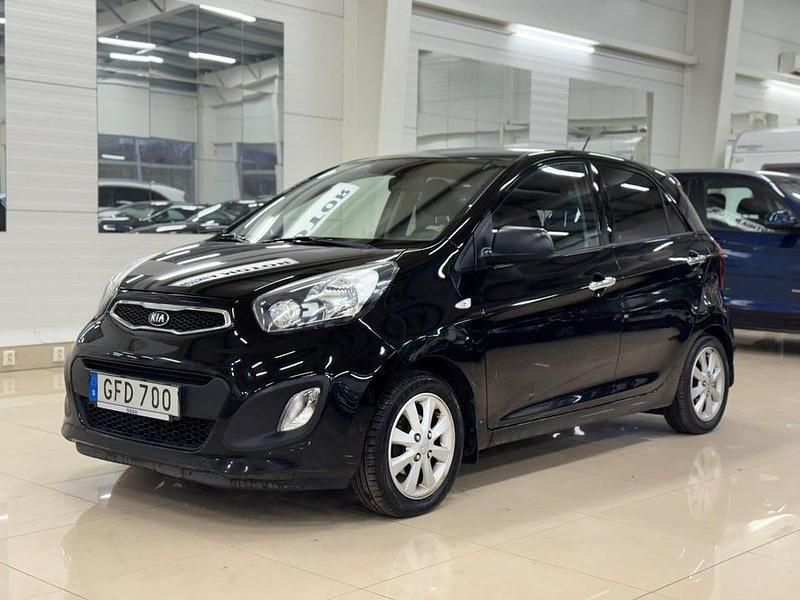 Svart Begagnad 2014 Kia Picanto Halvkombi | 66 900 kr (Marknadspris) - Bild 1/4