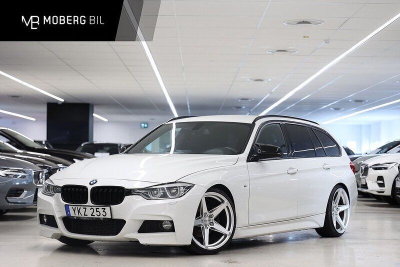 Vit Begagnad 2017 BMW 320 Shadowline Kombi | 179 900 kr (Marknadspris) - Bild 1/3