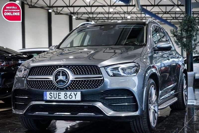 Grå Begagnad 2021 Mercedes GLE350 AMG SUV | 564 499 kr (Superpris) - Bild 1/4