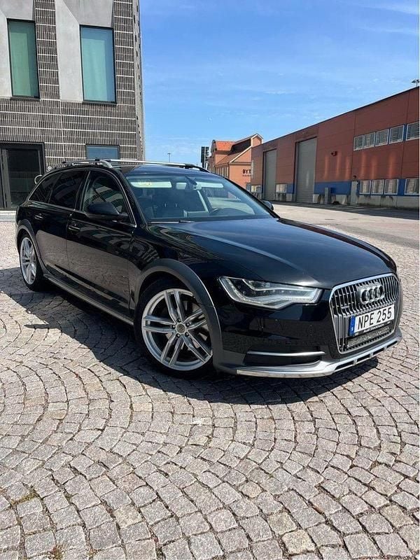 Svart Begagnad 2014 Audi A6 Allroad Kombi | 125 000 kr (Marknadspris) - Bild 1/4