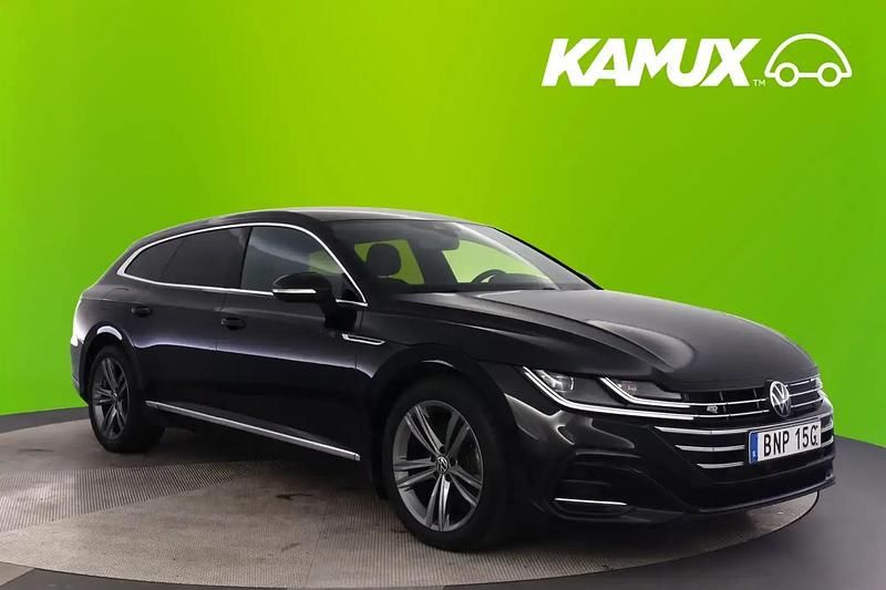 Svart Begagnad 2021 VW Arteon Kombi | 249 800 kr (Marknadspris) - Bild 1/4