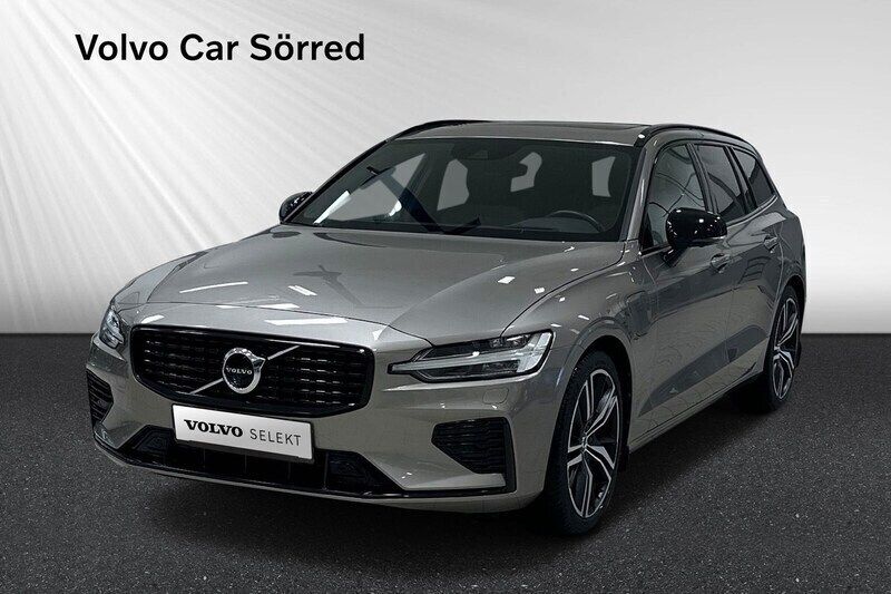 Grå Begagnad 2021 Volvo V60 R-Design Kombi | 389 000 kr (Marknadspris) - Bild 1/4