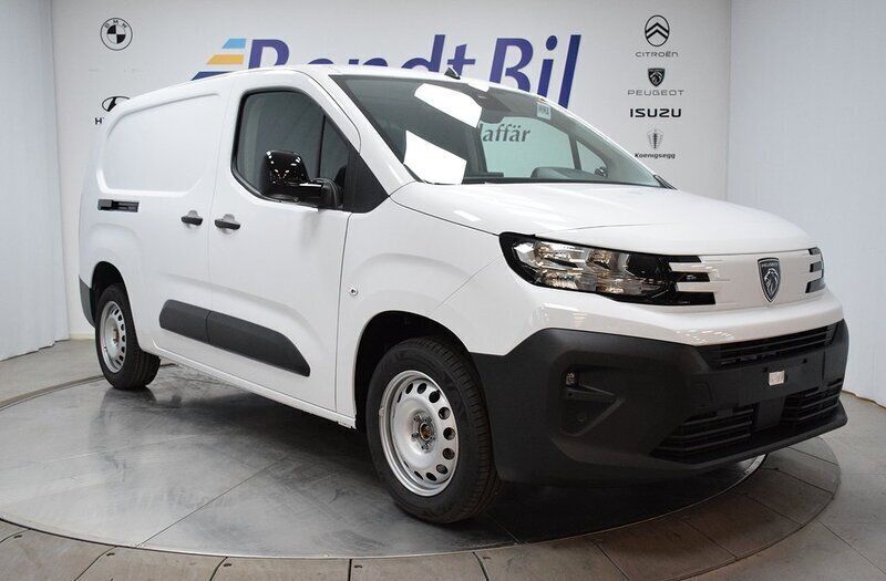 Vit Ny 2024 Peugeot Partner Minibuss | 348 500 kr (Dyr) - Bild 1/3