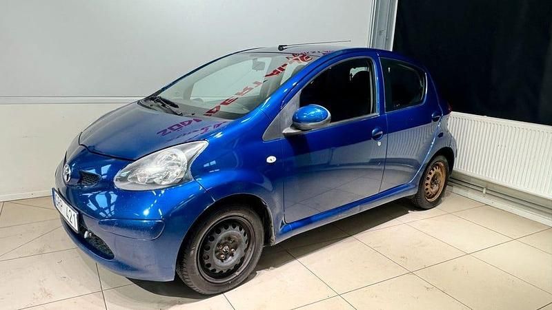 Begagnad Toyota Aygo 68 HK (50 kW) 2007 Blå Halvkombi
