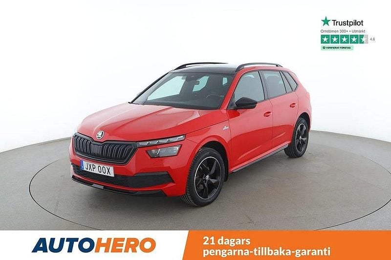 Röd Begagnad 2021 Skoda Kamiq Monte Carlo SUV | 189 000 kr (Bra pris) - Bild 1/4