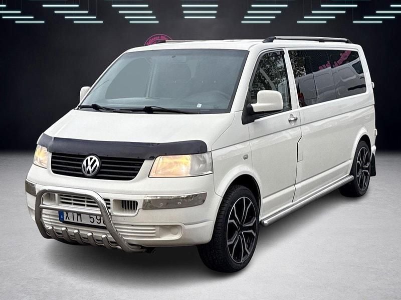 Vit Begagnad 2006 VW Shuttle Minibuss | 98 900 kr - Bild 1/4