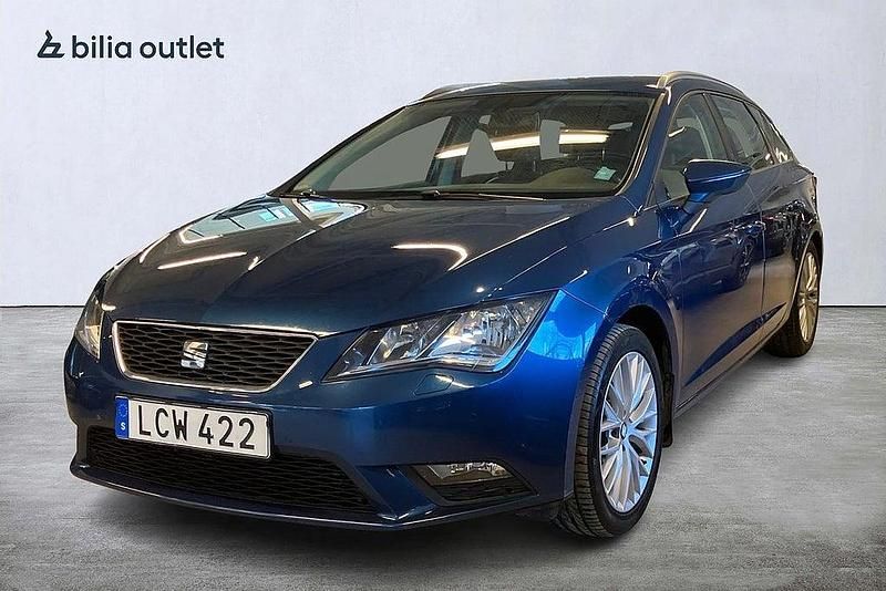 Blå Begagnad 2015 Seat Leon ST Kombi | 80 000 kr (Superpris) - Bild 1/4