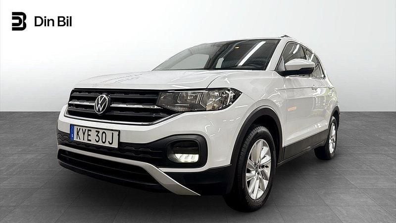 Vit (pure white) Begagnad 2022 VW T-Cross Life SUV | 179 900 kr (Marknadspris) - Bild 1/4