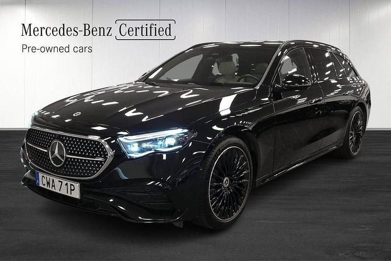 Svart Begagnad 2025 Mercedes E300 AMG Kombi | 629 000 kr - Bild 1/4