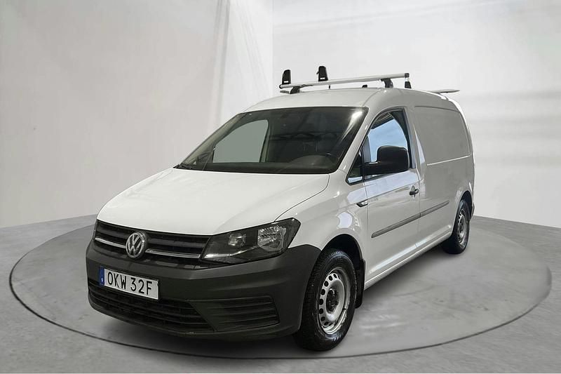 Vit Begagnad 2019 VW Caddy Minibuss | 129 000 kr (Bra pris) - Bild 1/4