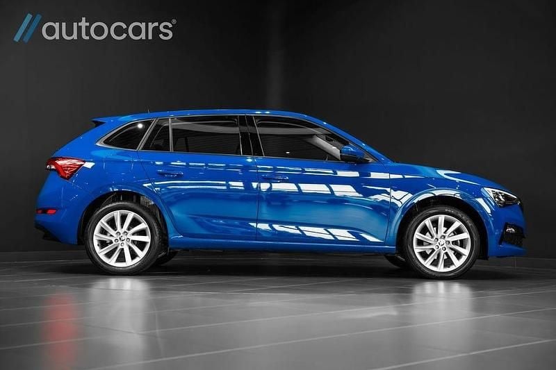 Begagnad Skoda Scala Style 110 HK (80 kW) 2022 Blå Halvkombi