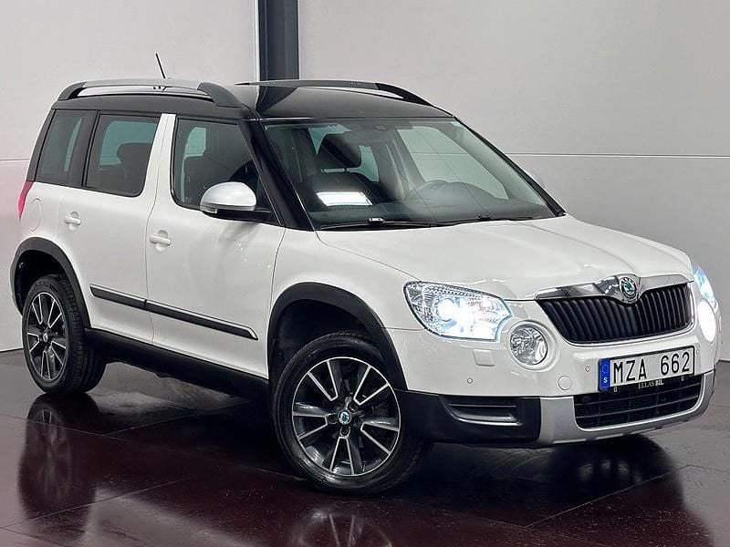 Vit Begagnad 2012 Skoda Yeti Experience SUV | 117 900 kr (Marknadspris) - Bild 1/4