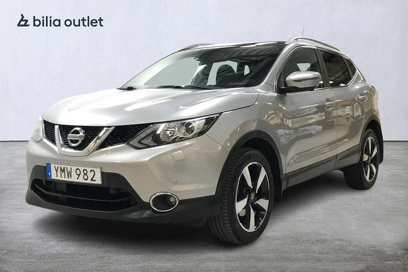 Silver Begagnad 2017 Nissan Qashqai 360º SUV | 89 900 kr (Bra pris) - Bild 1/3