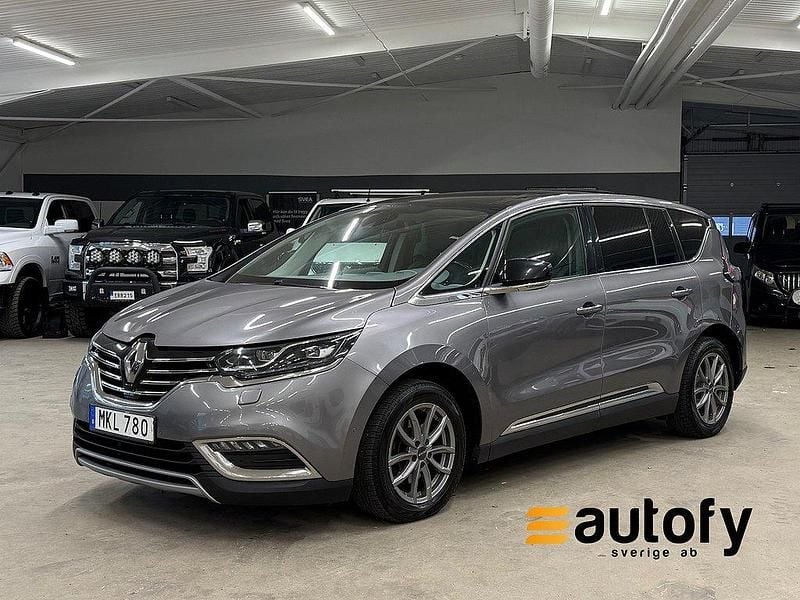 Grå Begagnad 2015 Renault Espace Minibuss | 148 900 kr (Marknadspris) - Bild 1/4