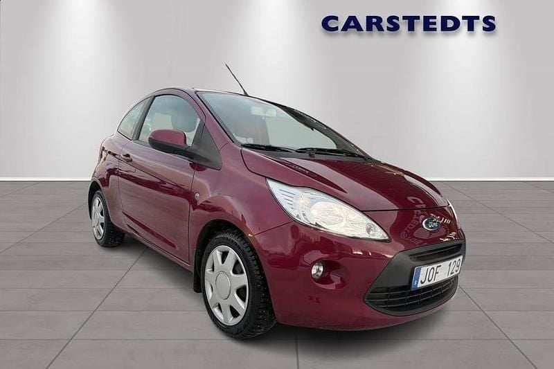 Röd Begagnad 2008 Ford Ka Titanium Halvkombi | 49 800 kr (Lite dyr) - Bild 1/4