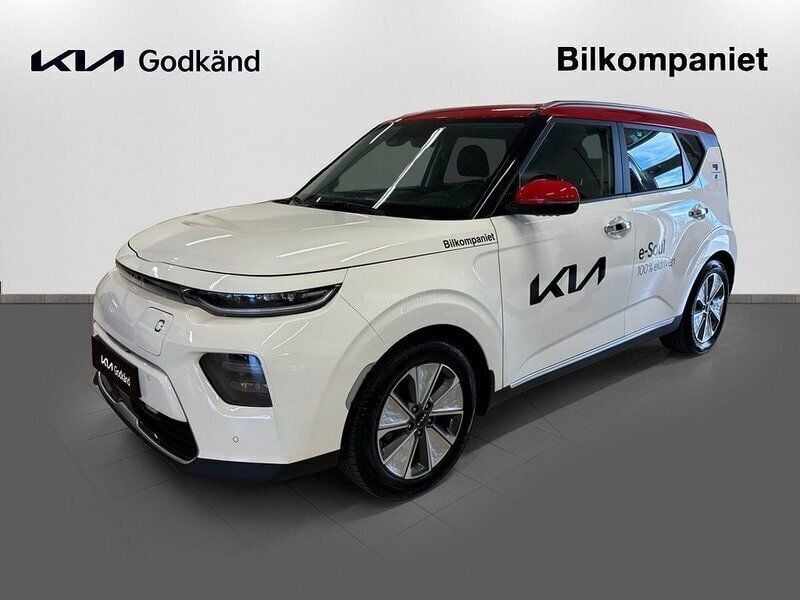Vit Begagnad 2022 Kia Soul EV Advance SUV | 369 900 kr - Bild 1/4