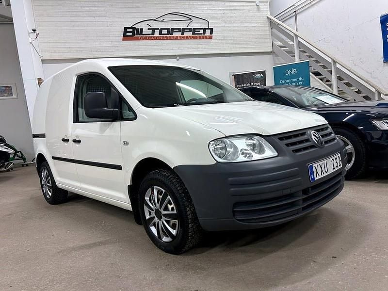 Vit Begagnad 2006 VW Caddy Minibuss | 59 000 kr (Marknadspris) - Bild 1/4