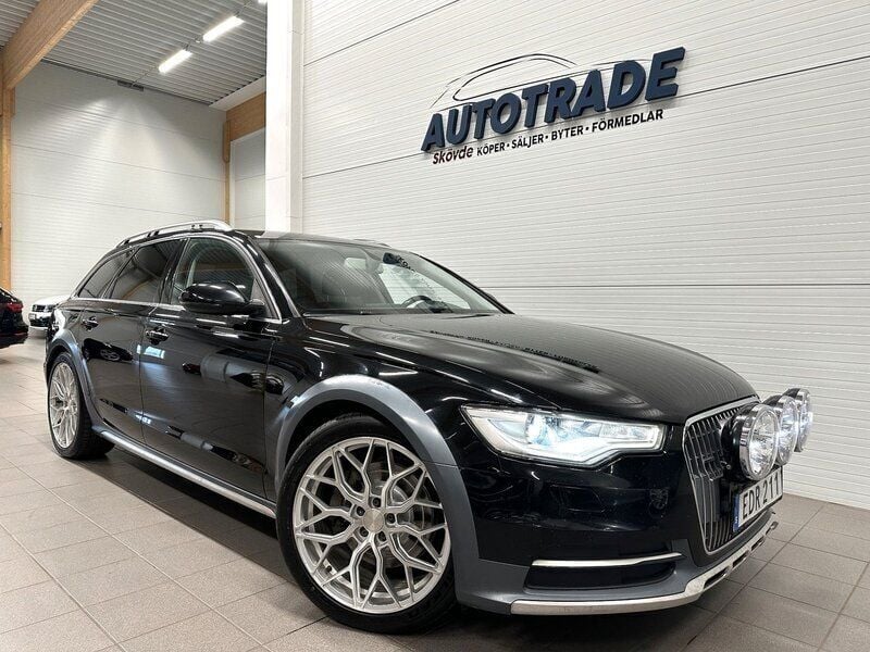 Svart Begagnad 2014 Audi A6 Allroad Proline Kombi | 139 900 kr (Marknadspris) - Bild 1/4