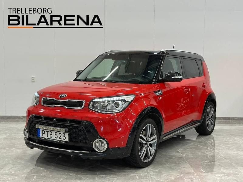 Röd Begagnad 2016 Kia Soul SUV | 109 900 kr (Marknadspris) - Bild 1/4