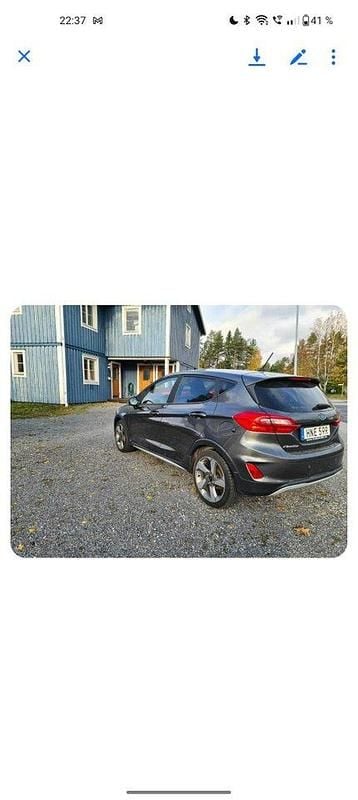 Grå Begagnad 2019 Ford Fiesta Active Halvkombi | 135 000 kr (Superpris) - Bild 1/3