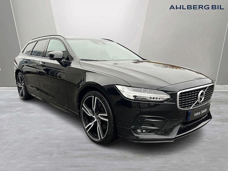 Svart Begagnad 2019 Volvo V90 R-Design Kombi | 309 500 kr (Bra pris) - Bild 1/3