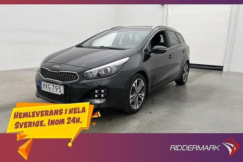 Svart Begagnad 2018 Kia Ceed GT-Line Kombi | 154 800 kr (Marknadspris) - Bild 1/3