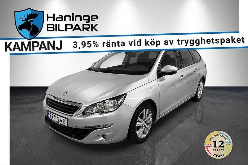 Grå Begagnad 2016 Peugeot 308 Kombi | 109 500 kr (Marknadspris) - Bild 1/2