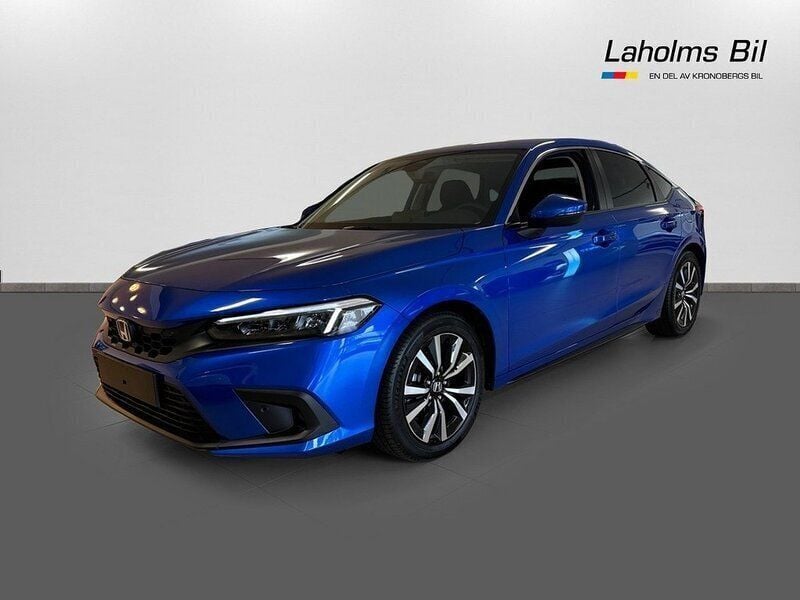 Blå Ny 2024 Honda Civic Elegance Halvkombi | 393 800 kr (Dyr) - Bild 1/4