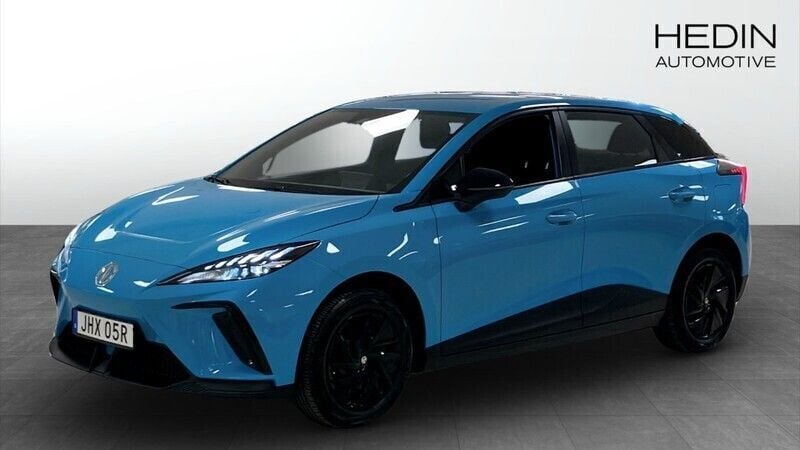 Blå (blue) Begagnad 2023 MG MG4 EV Halvkombi | 254 900 kr (Lite dyr) - Bild 1/4