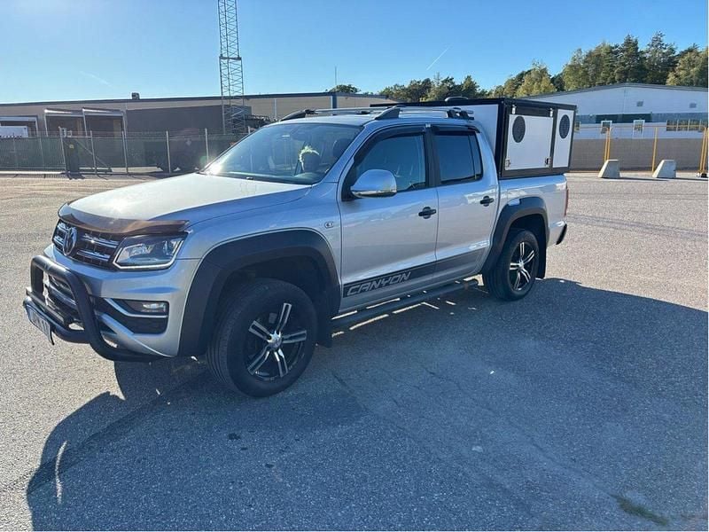 Silver Begagnad 2019 VW Amarok Canyon Pickup | 329 000 kr (Dyr) - Bild 1/4