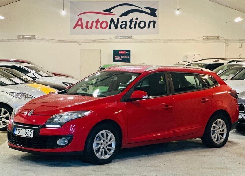 Röd Begagnad 2013 Renault Mégane GrandTour Kombi | 49 900 kr (Marknadspris) - Bild 1/4