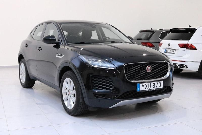Svart Begagnad 2018 Jaguar E-Pace SUV | 199 900 kr (Marknadspris) - Bild 1/4