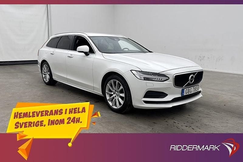 Vit Begagnad 2018 Volvo V90 Momentum Kombi | 204 900 kr (Bra pris) - Bild 1/3