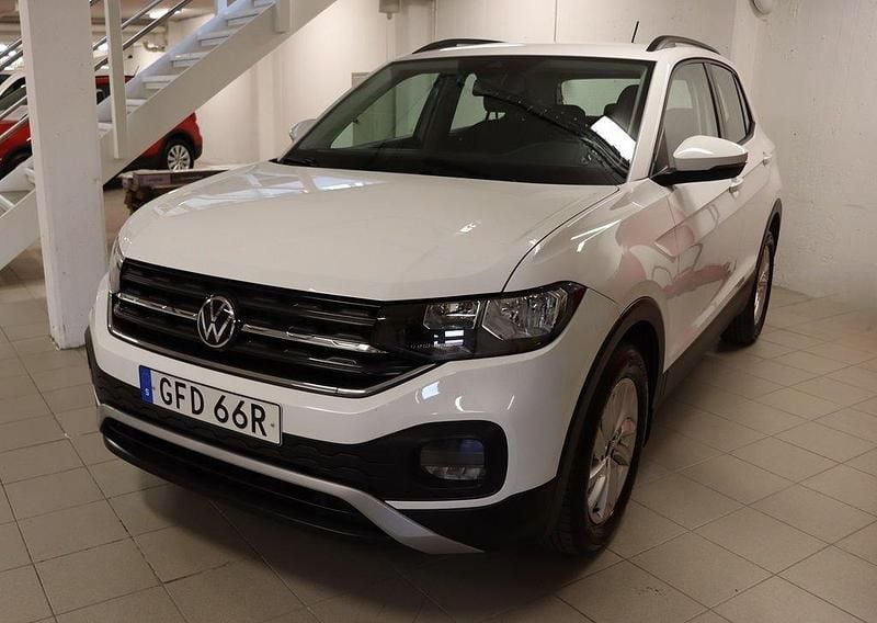 Vit Begagnad 2021 VW T-Cross Life SUV | 179 000 kr (Bra pris) - Bild 1/4