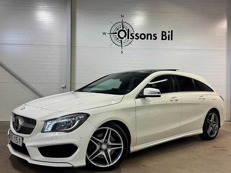 Vit Begagnad 2015 Mercedes 220 AMG Kombi | 159 900 kr (Marknadspris) - Bild 1/4
