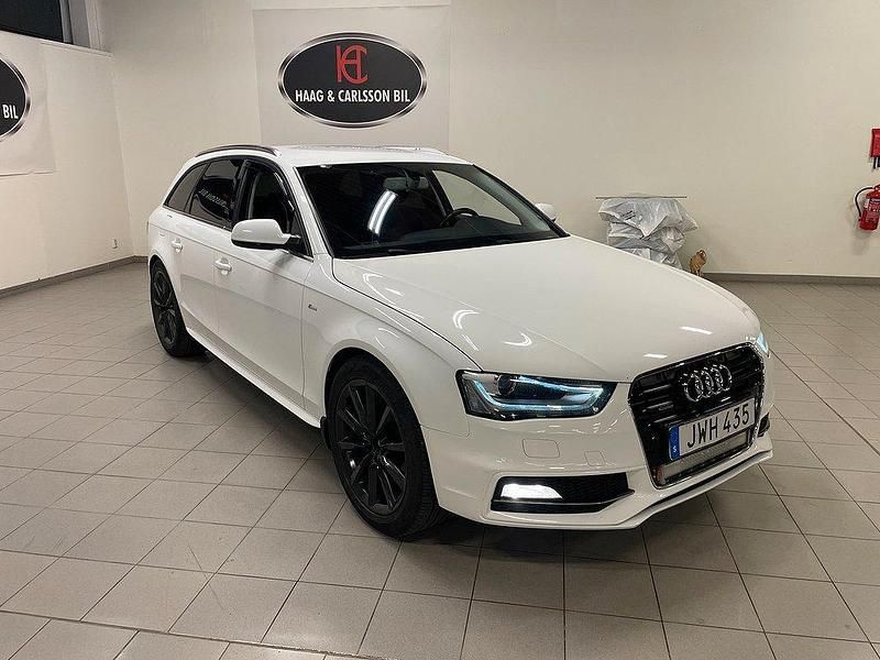 Vit Begagnad 2015 Audi A4 S-Line Kombi | 129 000 kr (Marknadspris) - Bild 1/4