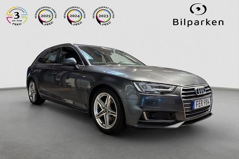 Grå Begagnad 2017 Audi A4 S-Line Kombi | 249 990 kr (Lite dyr) - Bild 1/4
