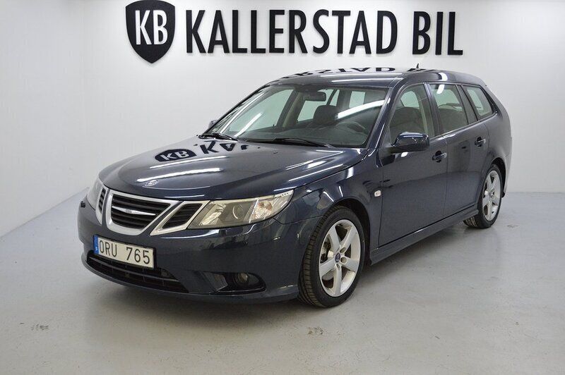 Blå Begagnad 2007 Saab 9-3 Vector Kombi | 62 900 kr (Lite dyr) - Bild 1/4