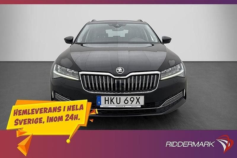 Begagnad Skoda Superb 200 HK (147 kW) 2022 Svart Kombi