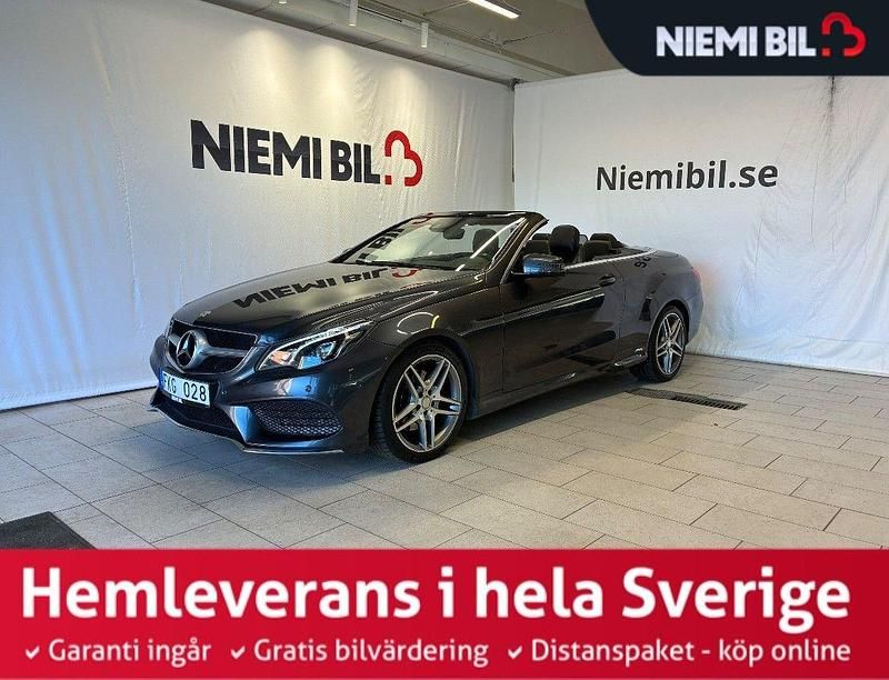 Mörkgrå Begagnad 2013 Mercedes E250 AMG Cab | 274 900 kr (Marknadspris) - Bild 1/3