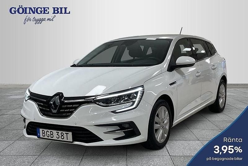 Begagnad Renault Mégane GrandTour Equilibre 140 HK (102 kW) 2022 Vit Kombi