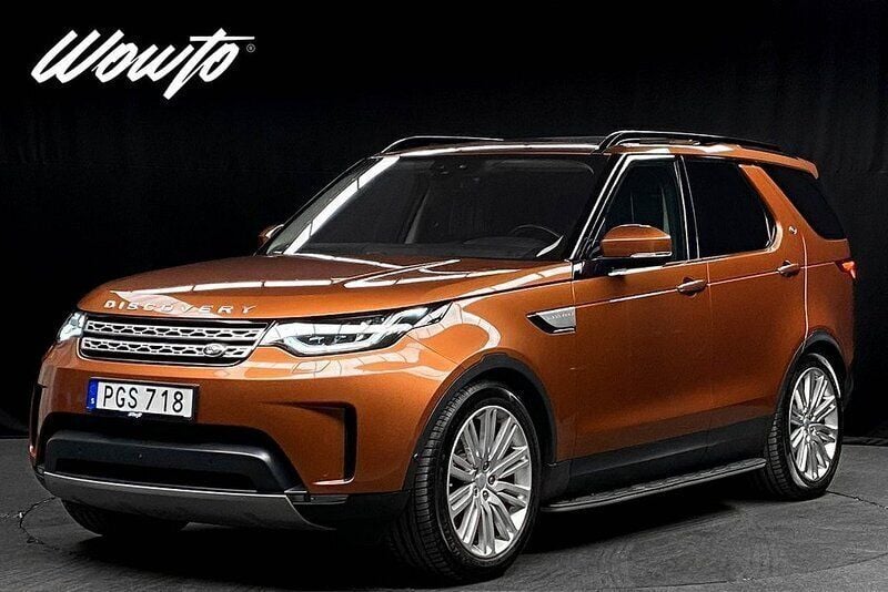 Orange Begagnad 2017 Land Rover Discovery 5 HSE Luxury SUV | 359 800 kr (Bra pris) - Bild 1/3