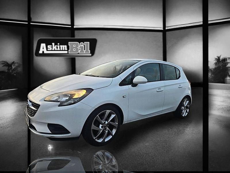 Begagnad Opel Corsa Enjoy 90 HK (66 kW) 2018 Vit Halvkombi