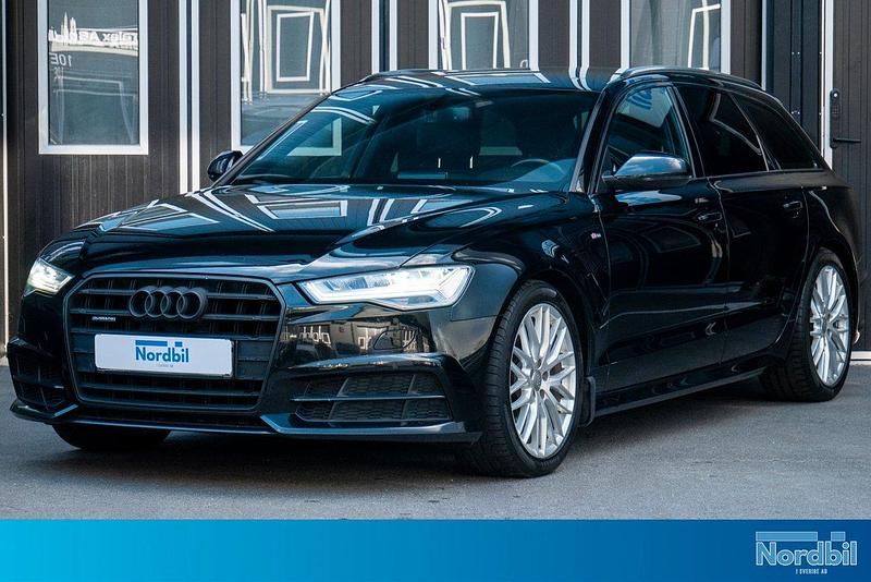 Svart Begagnad 2017 Audi A6 S-Line Kombi | 224 900 kr (Bra pris) - Bild 1/4