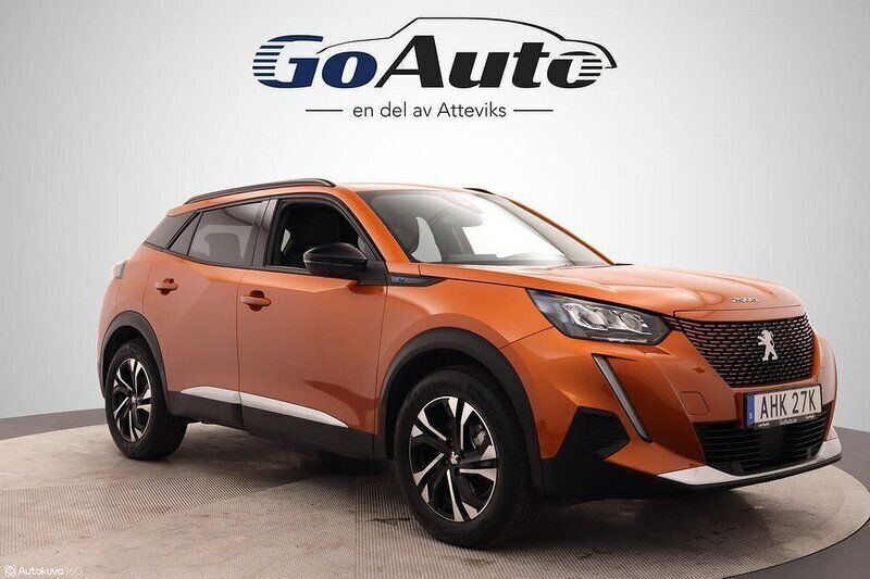 Orange Begagnad 2022 Peugeot e-2008 Allure SUV | 209 500 kr (Marknadspris) - Bild 1/4