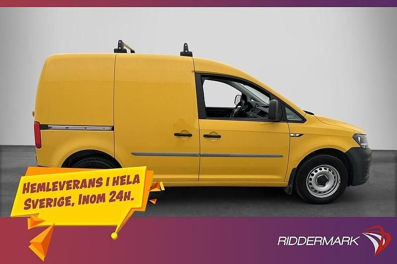 Gul Begagnad 2018 VW Caddy Minibuss | 119 900 kr (Marknadspris) - Bild 1/3